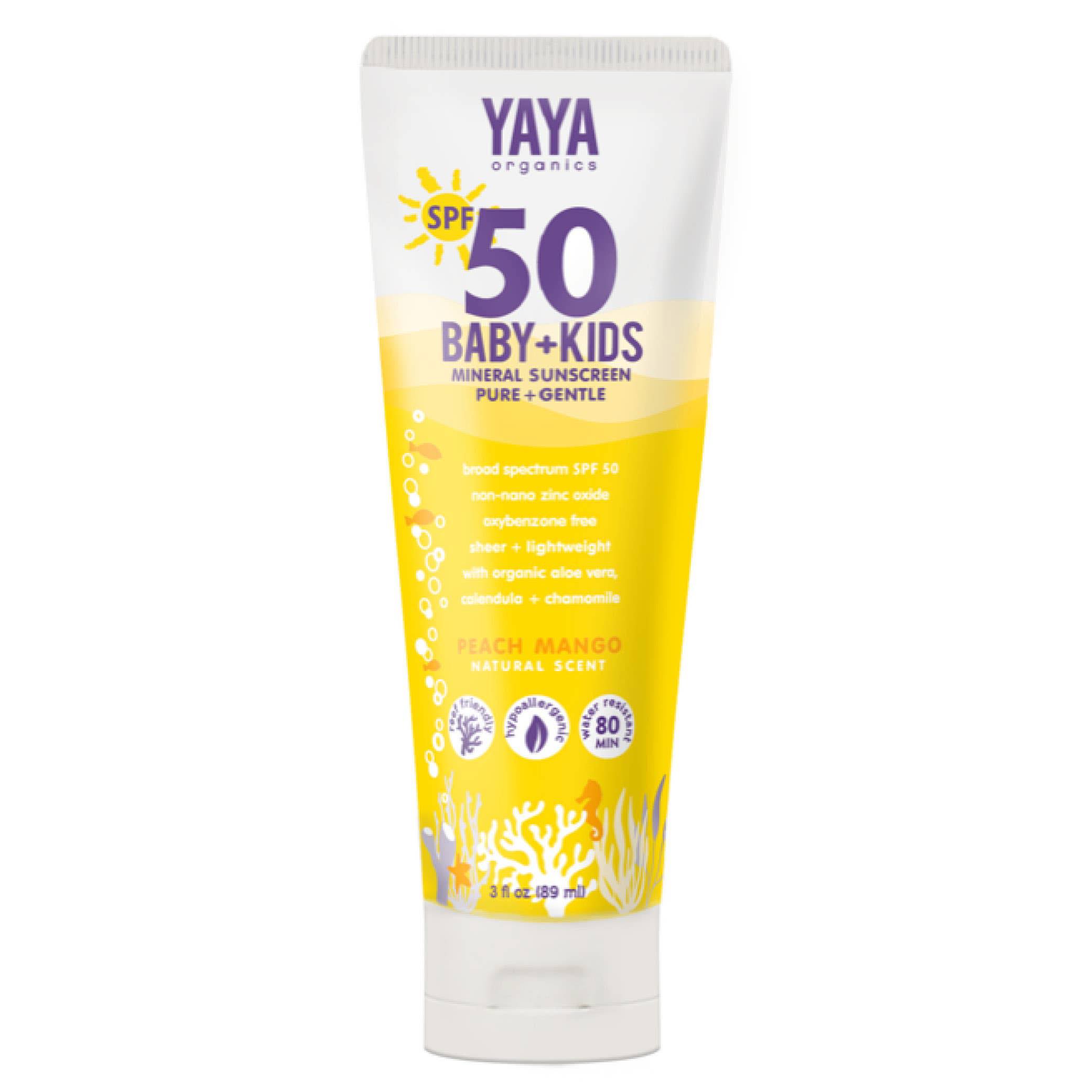 BABY + KIDS SPF 50 Pure and Gentle Mineral Sunscreen - Naturally On Main