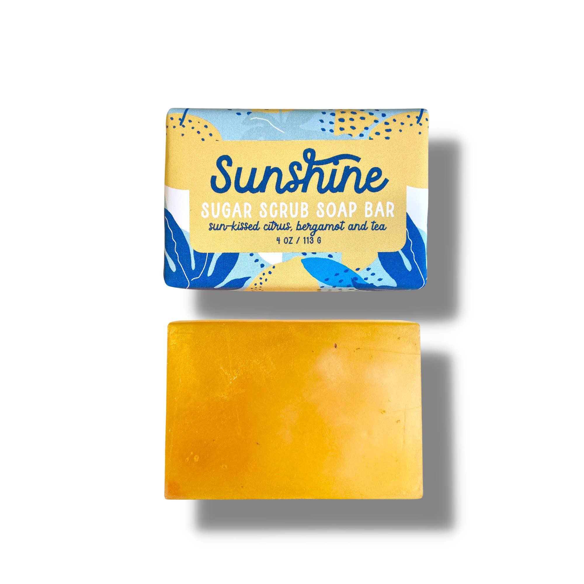 SUNSHINE Sugar Scrub Soap Bar Naturally On Main